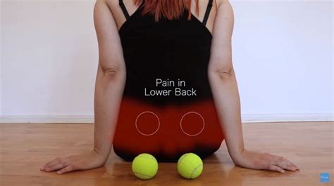 Tennis Ball Tricks For Relieving Pain In Your Back Neck Shoulders Hip Knees Feet And More