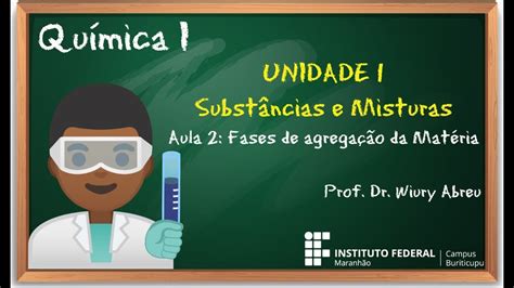 Química I Unidade I Aula 2 Fases De Agregação Da Matéria Prof