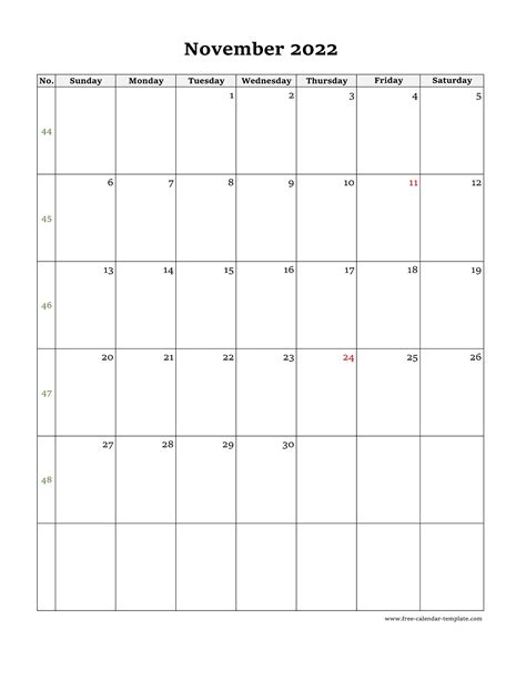 November 2022 Calendar Free Printable August Calendar 2022