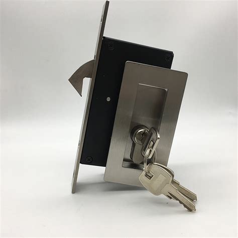 Sliding Door Lock With Hook Factory Concealed Recessed Square Sliding