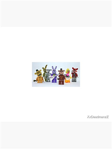 Lego Fnaf Animatronics Wall Tapestry By Xxdeadmanzz Redbubble