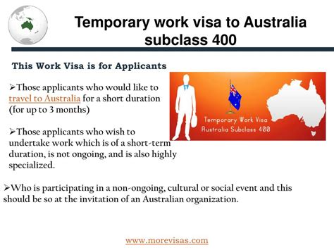 Ppt Australian Temporary Work Visa Powerpoint Presentation Free