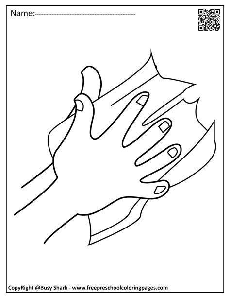 Hand Washing Germ Coloring Pages Sketch Coloring Page