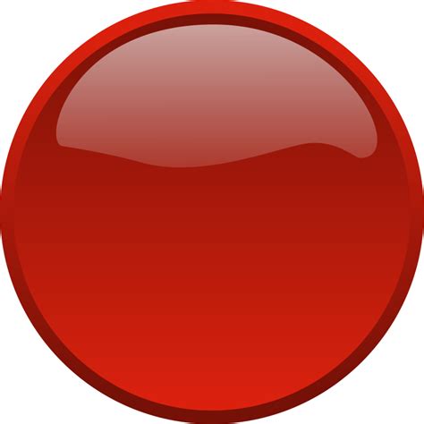 Button Red by Anonymous - A Red Button by Benji Park. From old OCAL site. png image