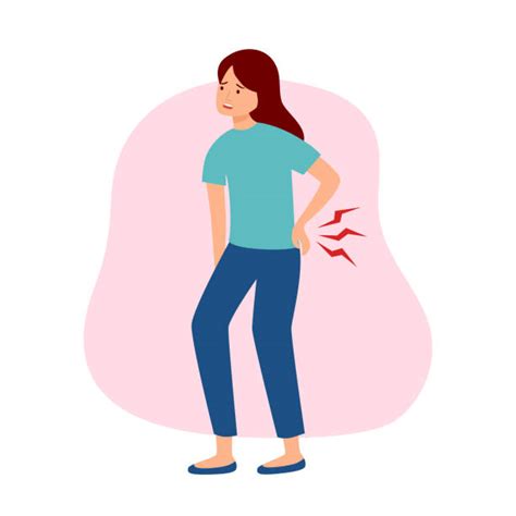 Woman With Back Pain Illustrations Royalty Free Vector Graphics And Clip