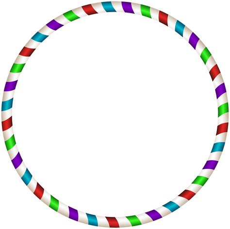 Multicolor Round Border Transparent PNG Clip Art | Gallery Yopriceville - High-Quality Images ...