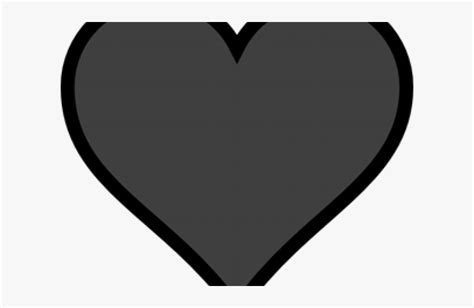 Grey Heart Cliparts Heart Hd Png Download Kindpng