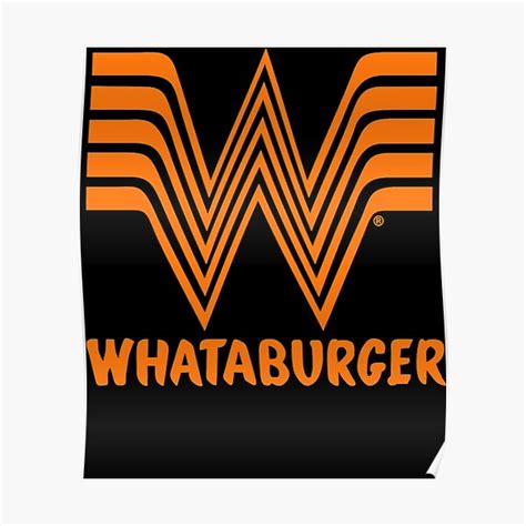 Whataburger Fast Food Restaurant Logo Essential Poster For Sale By
