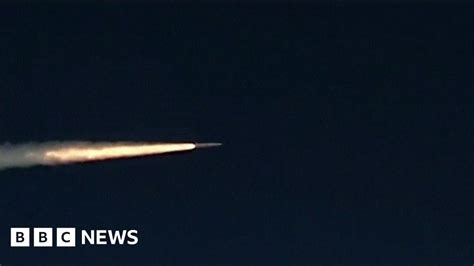 Russia Test Fires Hypersonic Kinzhal Missile Bbc News
