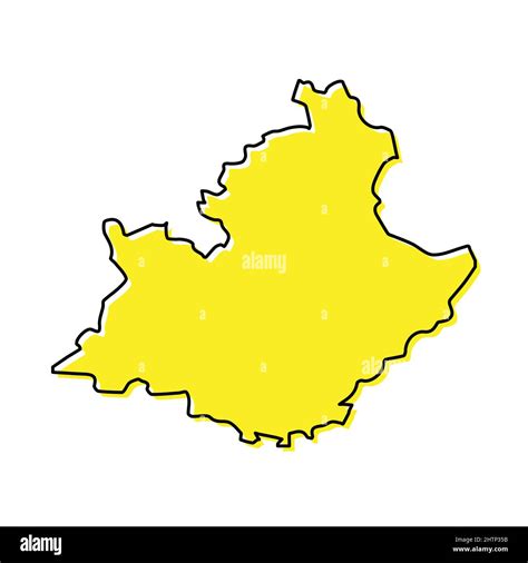Simple Outline Map Of Provence Alpes Cote Dazur Is A Region Of France
