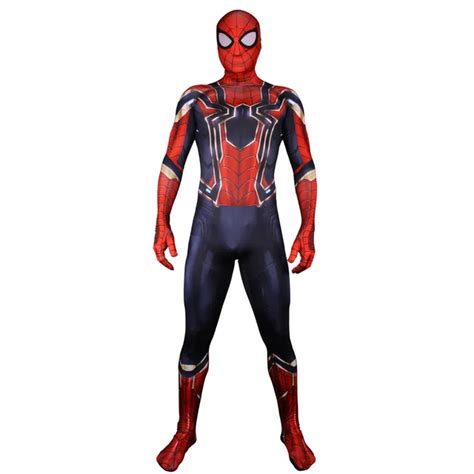 Buy Red Black Spiderman Costume Spider Man Suit Spider