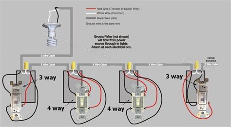 Three Way Switch Wiring With Two Lights And One Light On The Other Side