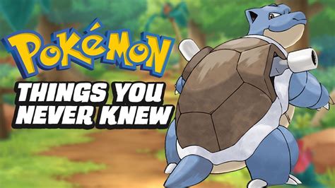 10 Things You Never Knew About Pokémon Youtube