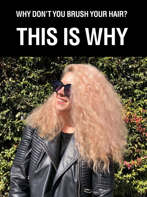 What happens when you stop shampooing your hair? Can you Brush Curly Hair? - Hair Romance