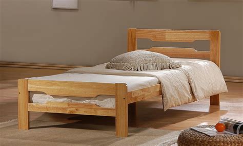 Amelia Solid Wood Bed In Cherry Or Natural