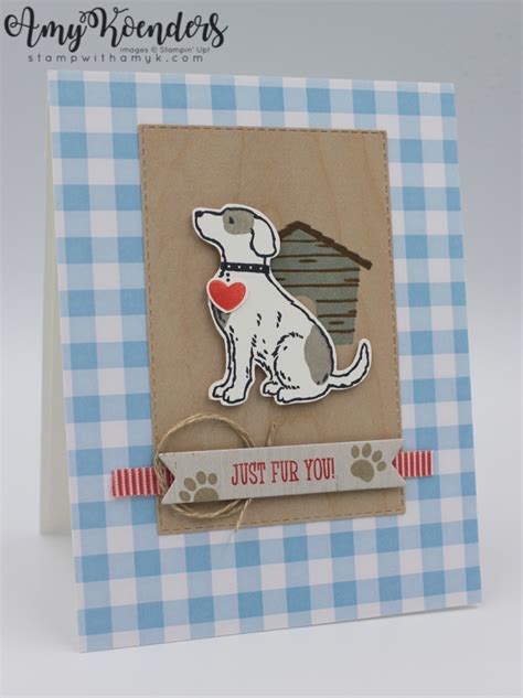 Stampin Up Happy Tails Sneak Peek Stamp With Amy K