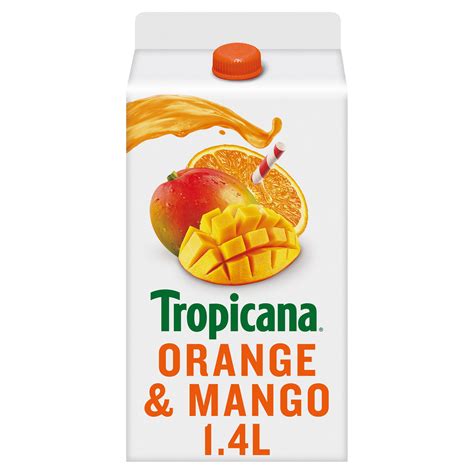 Tropicana Orange And Mango Juice 14l Fruit Juice Iceland Foods