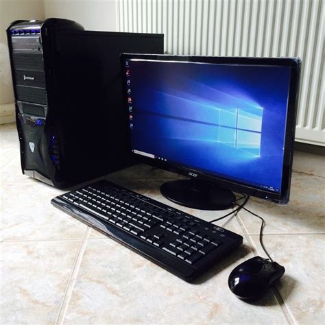 Full Gaming Pc Desktop Computer Set Free Delivery In Coventry West