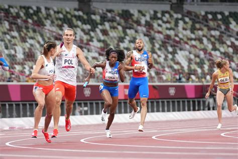 Mixed Gender Relays Make Their Olympic Debut The New York Times