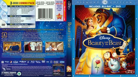 Beauty And The Beast Blu Ray Dvd Cover 1991