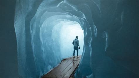 Cave Glacier Rhone Glacier Obergs Switzerland 4k Hd Wallpaper