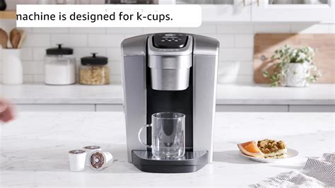Keurig K Elite Coffee Maker Single Serve K Cup Pod Coffee Brewer With Iced Coffee Capability