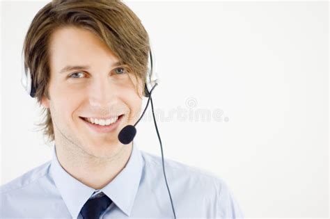 Smiling Customer Service Rep Stock Image - Image of customer, phone ...