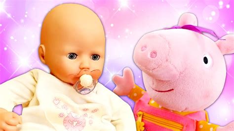 Vídeos De Muñecos Infantiles Historias De Peppa Y Baby Born Juguetes