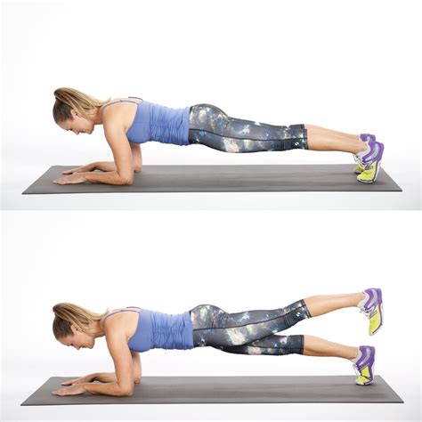 Circuit Two Elbow Plank With Leg Lift Full Body Circuit Workout To