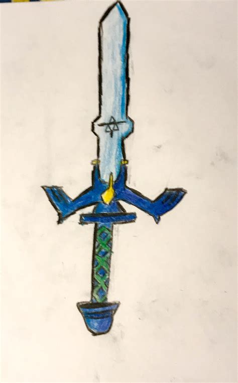 My First Time Drawing A Master Sword I Know It Isnt So Good Whats