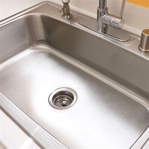 No matter how clean your rinse water is, there will inevitably be dissolved minerals and salts in your rinse water. How to Clean Your Stainless Steel Sink | POPSUGAR ...