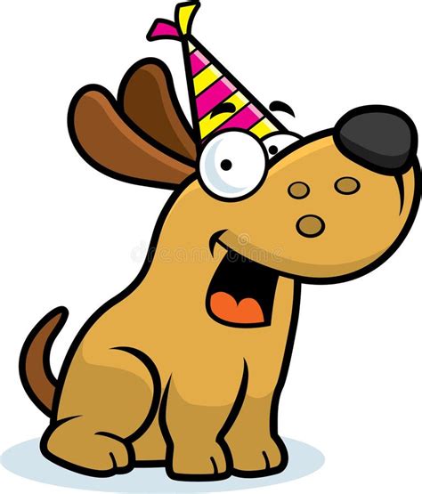 Cartoon Dog Birthday Party Stock Vector Illustration Of Clipart 47296845
