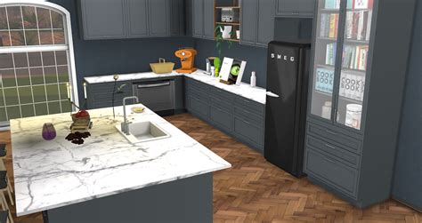Sims 4 Cc Kitchen Opening The Sims Resource Avis Kitchen By Nynaevedesign • Sims 4