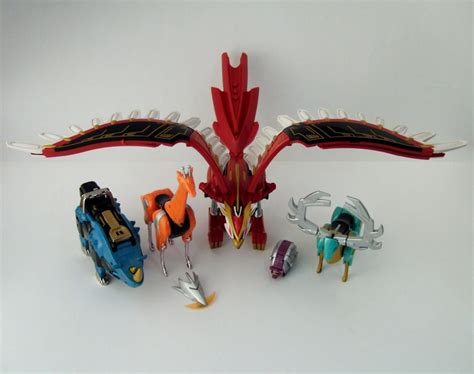 Power Rangers Deluxe Wild Force Dx Isis Megazord 100 And Boxed Bandai
