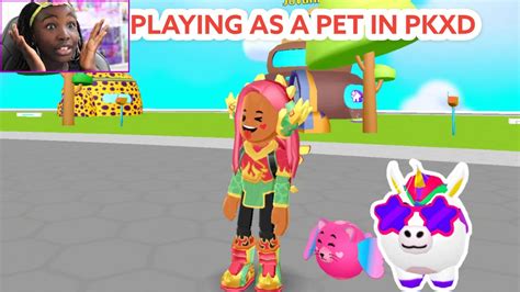 Playing As A Pet In Pkxd Pk Xd New Update Youtube