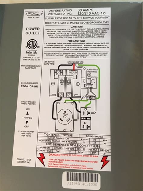 Wiring Diagram For 30 Amp Rv Outlet