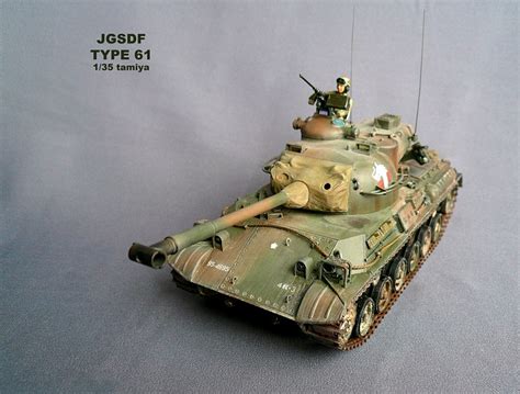 Jgsdf Type 61 Tank 1 35 — Каропка ру — стендовые модели военная миниатюра