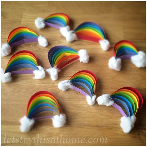 Paper Rainbow Craft Letstrythisathome
