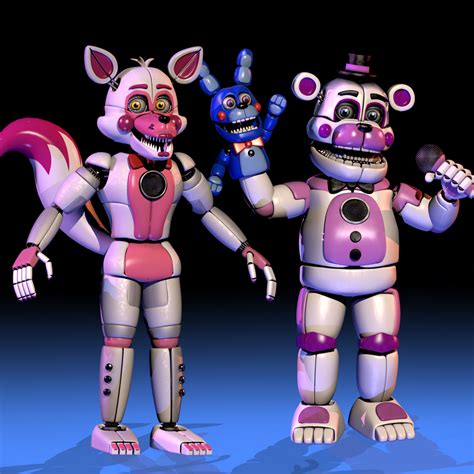 Funtime Foxy And Funtime Freddy Fnaf Sl By Chuizaproductions On