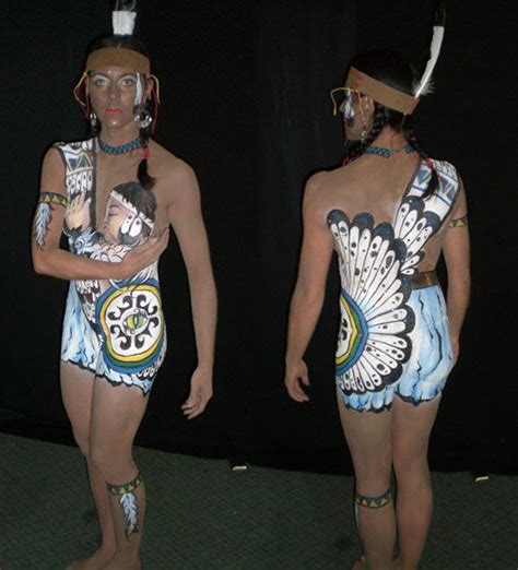 Body Painting In Calgary Fringe Festival Painted By Kateryna And