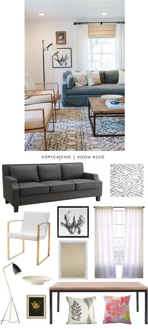 Copy Cat Chic Room Redo Soft And Eclectic Living Space Copycatchic