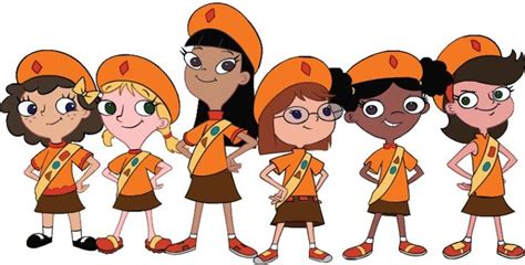 Fireside Girls Phineas And Ferb Costume Drawing Cartoon Characters