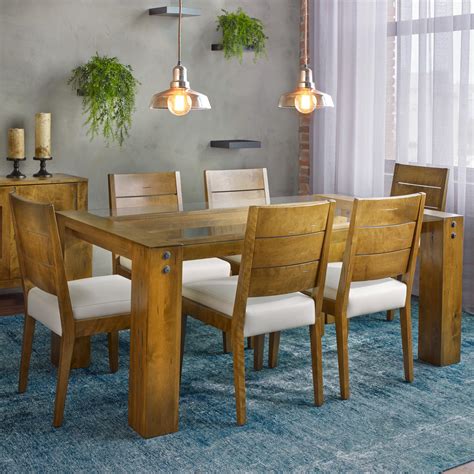 Canadel Loft Custom Dining Customizable Rectangular Table Set