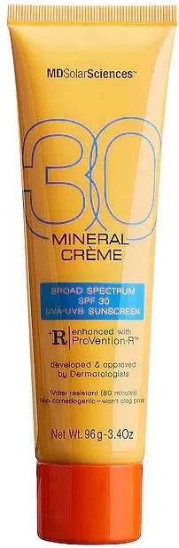 Mdsolarsciences Mineral Creme Spf 30 Ingredients Explained