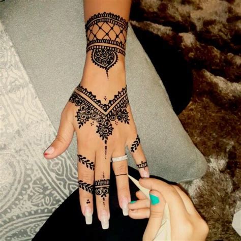 Henna Style Tattoos Henna Inspired Tattoos Henna Tattoo Hand Henna