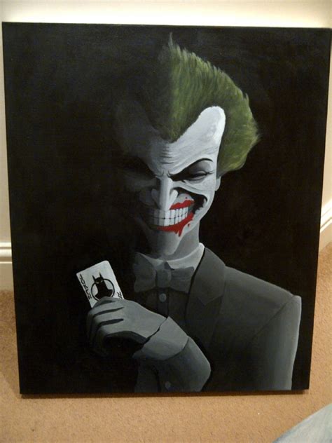 The Joker Dc Batman Portrait Card In Becky Williamss My