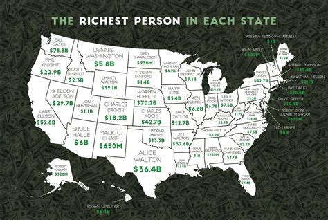 Heres A Map Of The Richest Person In All States You Might