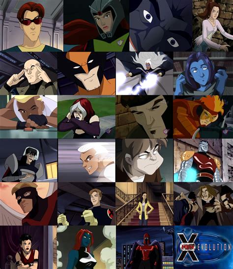 X Men Evolution Characters X Men Evolution X Men Xmen Characters