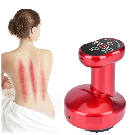 Electric Vacuum Heating Cupping Body Massager Suction Scraping Cup Fat Removal Acupoint