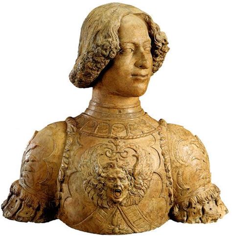 Attributed To Andrea Del Verrocchio Giuliano De Medici Portrait Bust